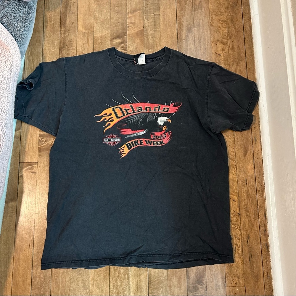 Vintage Harley Davidson Bike Week T Shirt 90s Y2K